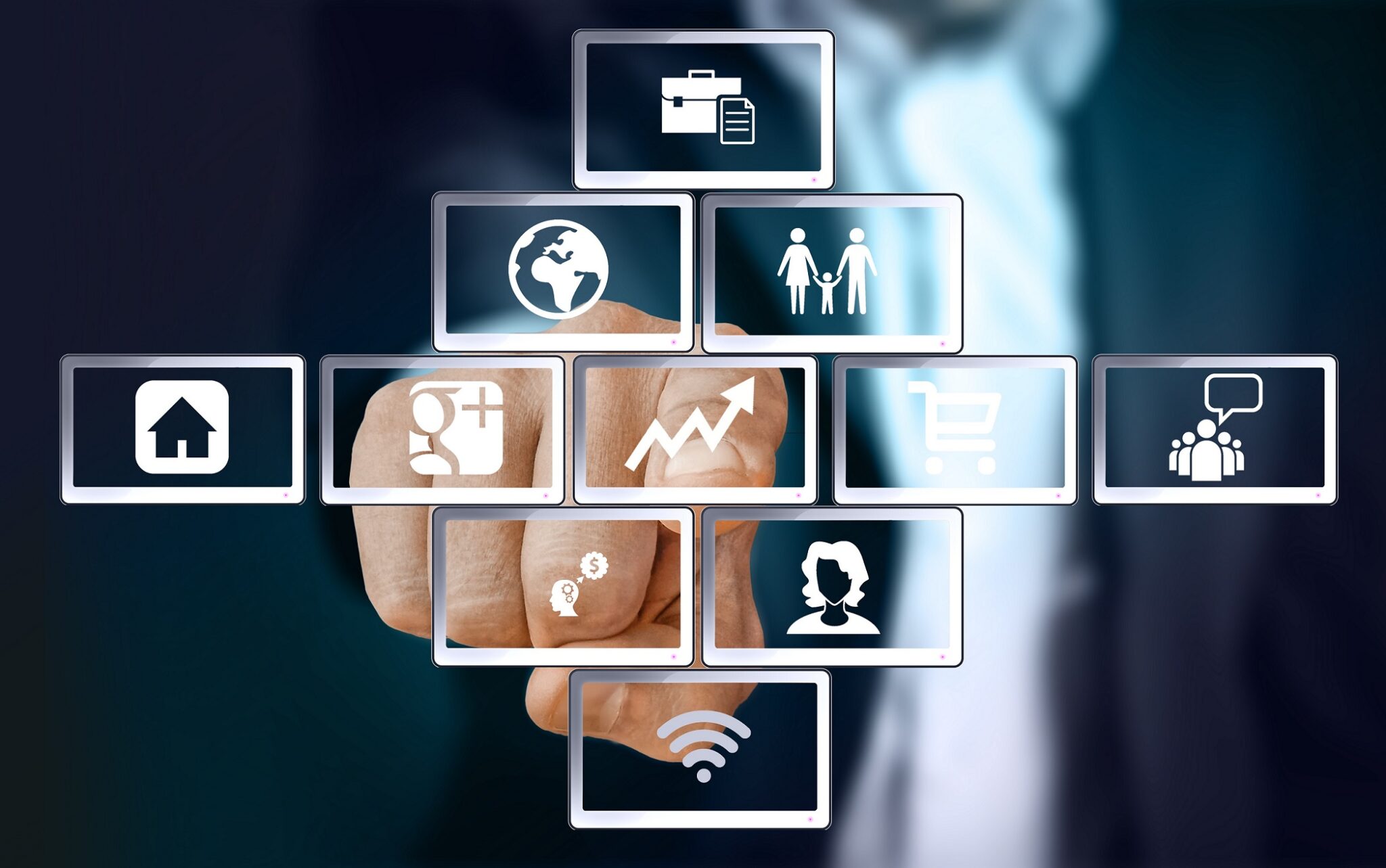 technologia, biznes, chmura