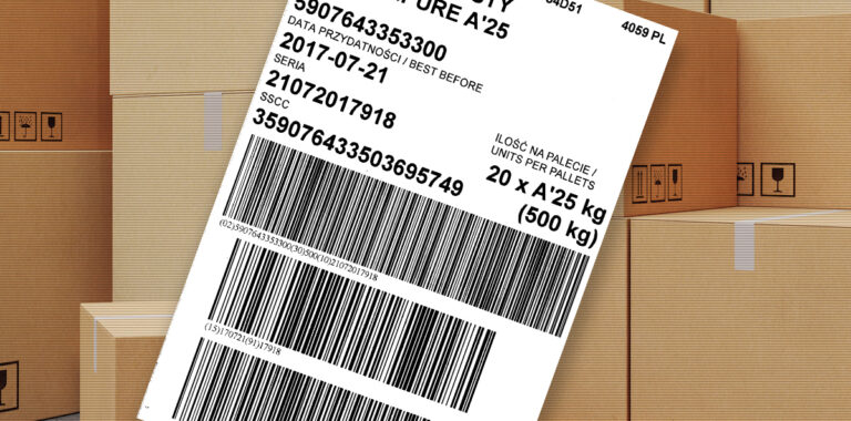 Etykieta logistyczna GS1