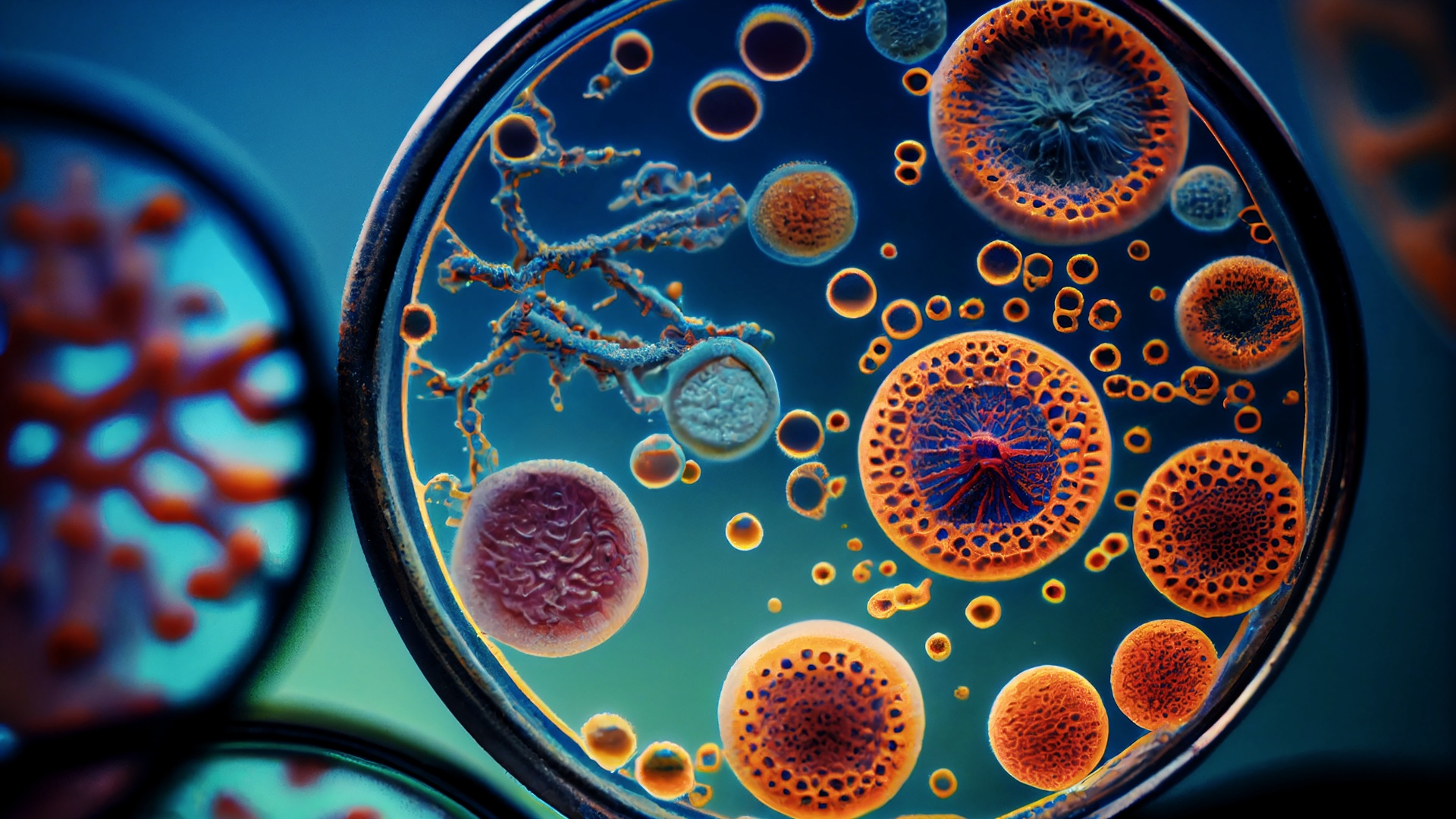 Bakteria, labolatorium, Google Deepmind, badania